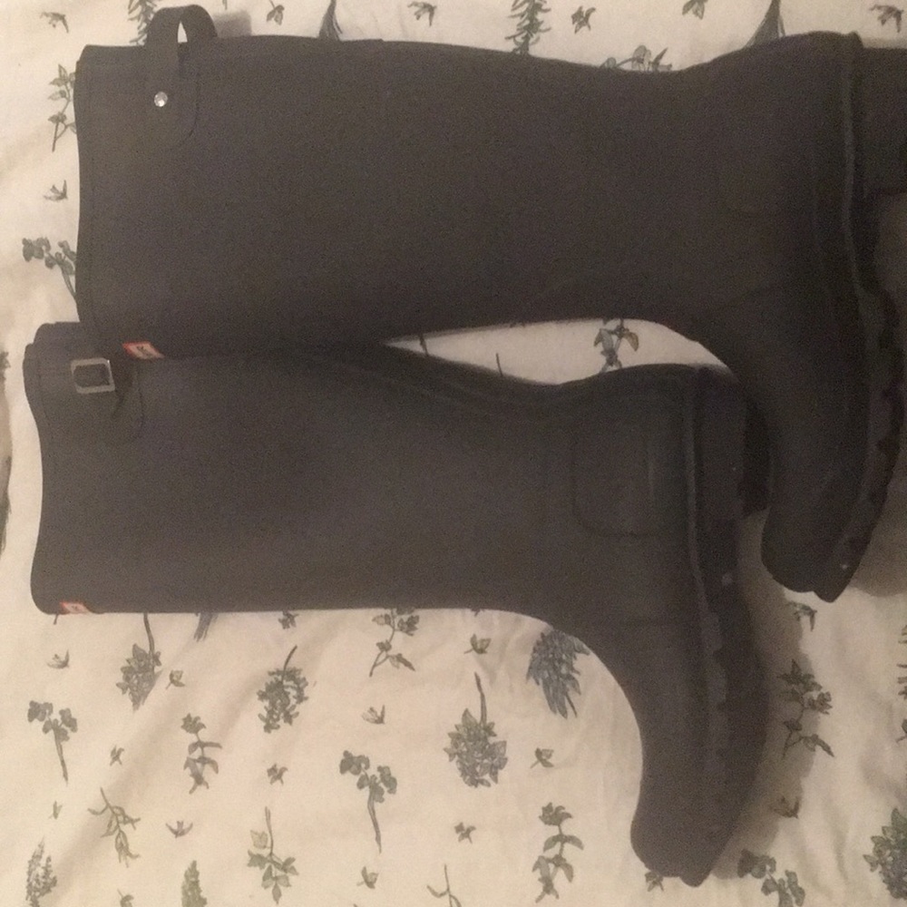 Hunter Rainboots Matte Black US 8